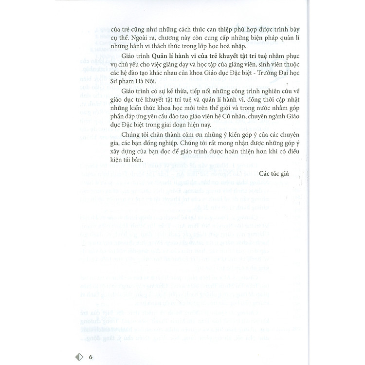 Giáo Trình Quản Lí Hành Vi Của Trẻ Khuyết Tật Trí Tuệ - Ảnh 3