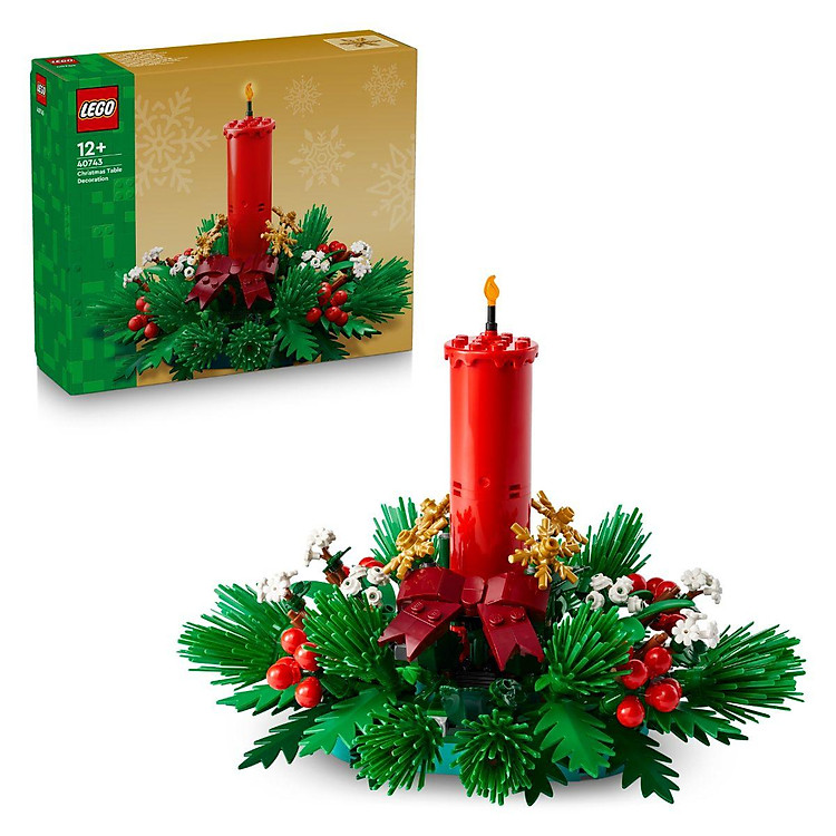 LEGO SEASONS AND OCCASIONS 40743 Đồ Chơi Lắp Ráp Trang Trí Bàn Tiệc Giáng Sinh (433 Chi Tiết)