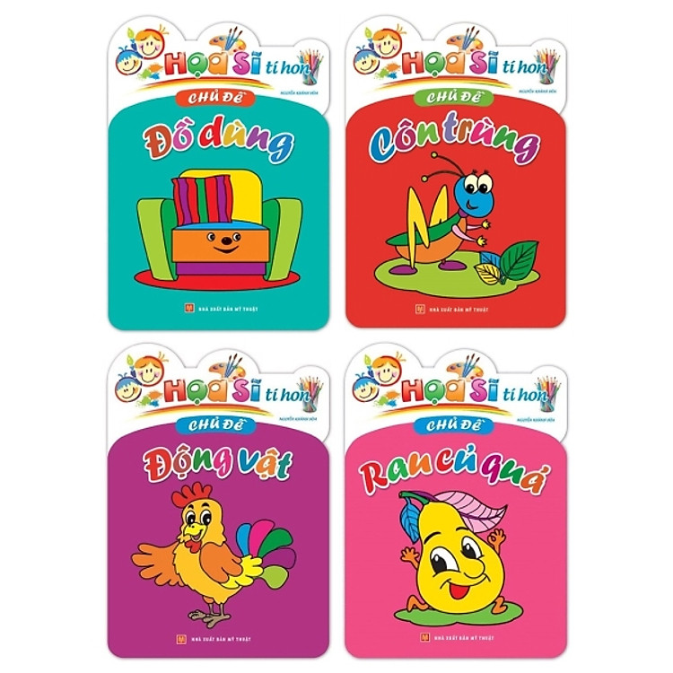 Combo Họa Sĩ Tí Hon (Bộ 4 Cuốn)