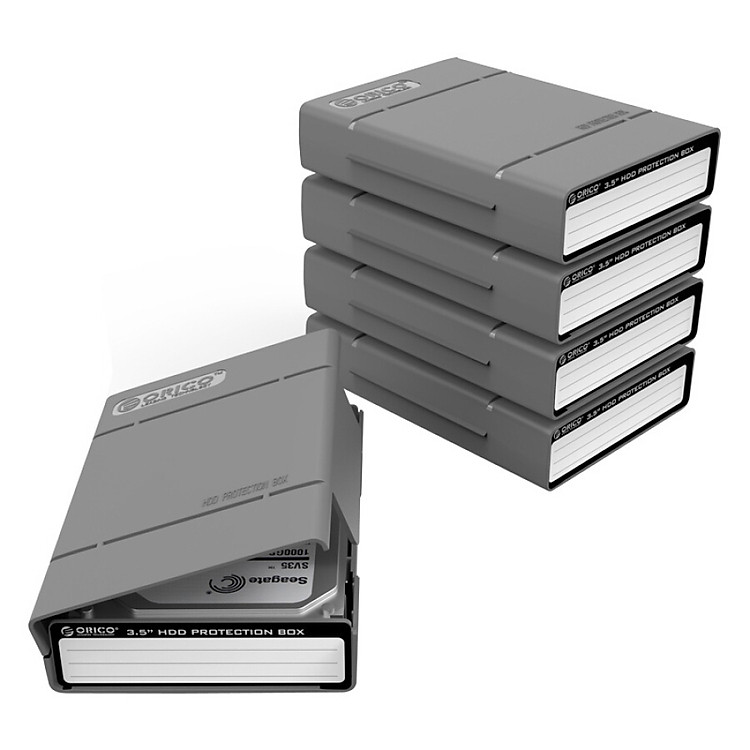 Hộp Bảo Vệ Ổ Cứng ORICO PHP-5S 3.5-inch (Thùng 5 Hộp) - Xám