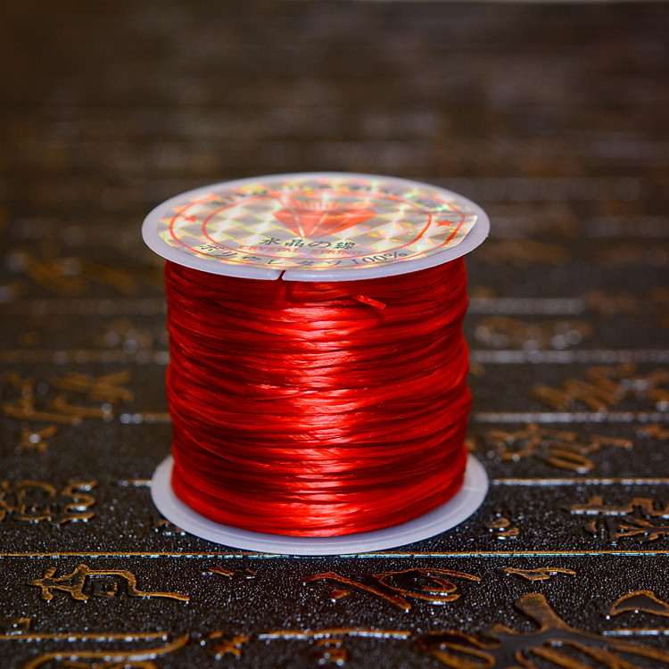 Chỉ tơ xâu hạt chuỗi đá cuộn 60 mét đủ màu sắc