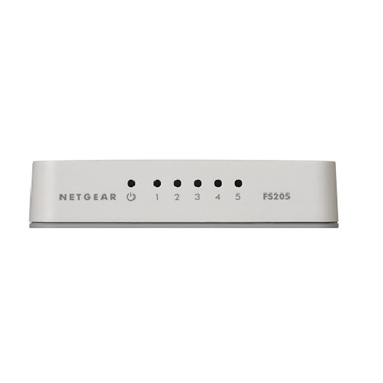 Bộ chia mạng NETGEAR FS205 5 Port 10/100 Fast Ethernet Unmanaged Switch - Hàng Nhập Khẩu
