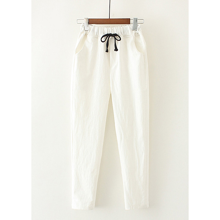 Quần Vải Nữ Lưng Thun 095