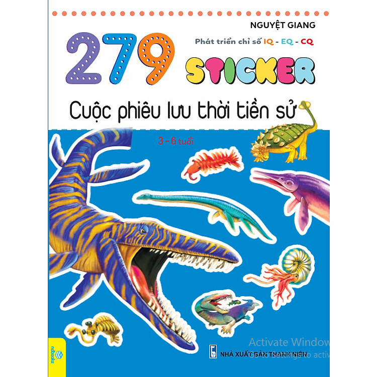 Sách 279 Sticker - Cuộc phiêu lưu thời tiền sử