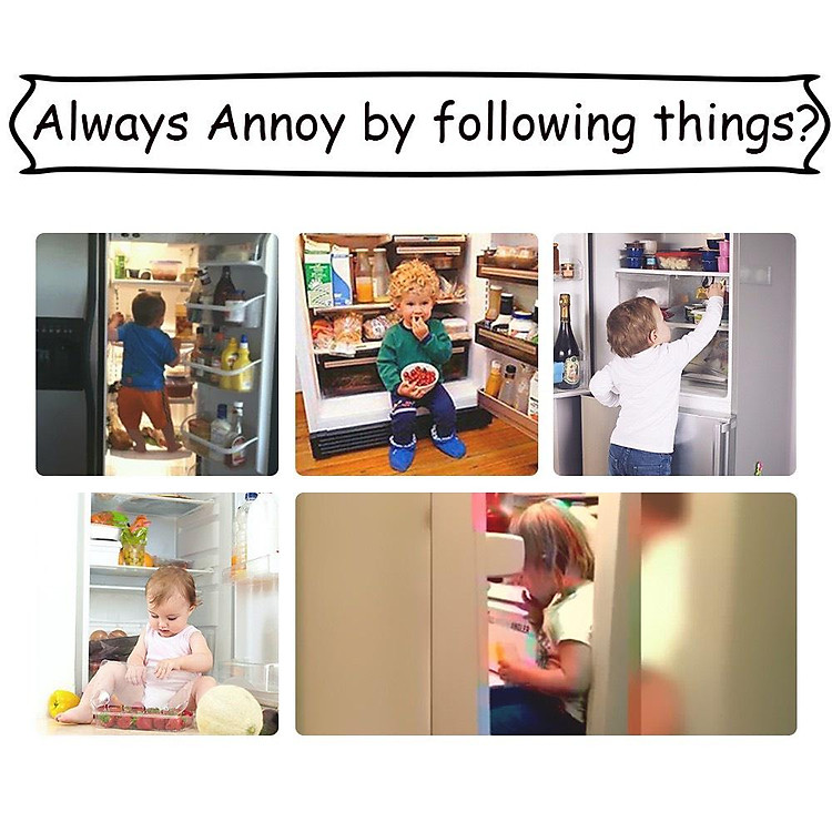 Khóa Tủ Lạnh An Toàn Cho Bé Chính hãng Tiết kiệm - Hình ảnh 5