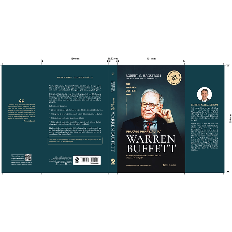 PHƯƠNG PHÁP ĐẦU TƯ WARREN BUFFETT – Robert G. Hagstrom – Vũ Lê Mỹ Hạnh, Mai Thanh Hương dịch – NXB Công Thương – Alpha Books