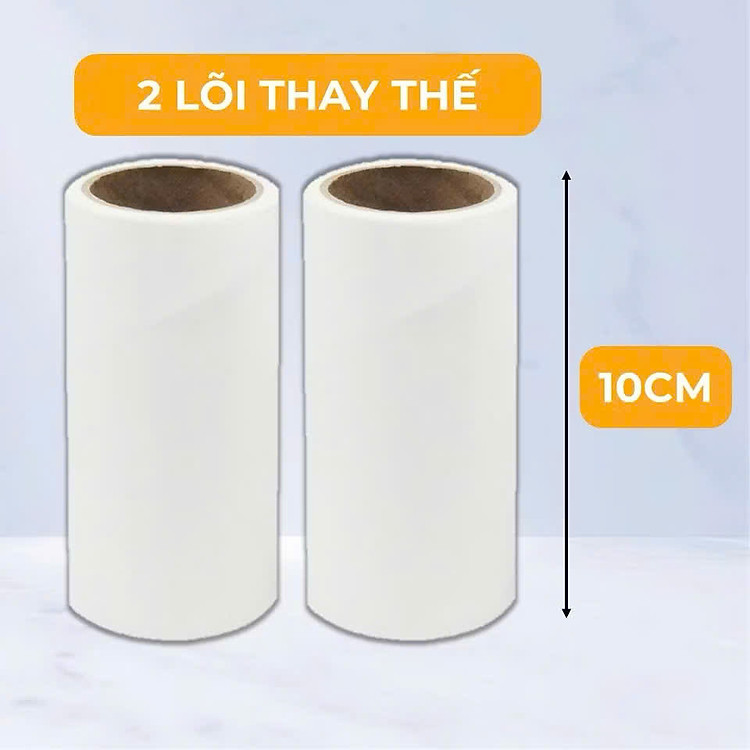 Cây lăn bụi quần áo giường nệm, cây lăn làm sạch quần áo, sofa, dính lông chó mèo, sợi chỉ vụn kèm lõi lăn bụi loại nhỏ