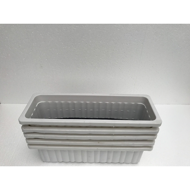 Combo 5 Chậu Trồng Rau,Trồng Cây,Trồng Hoa (KT: 64cm x22cm x19cm)