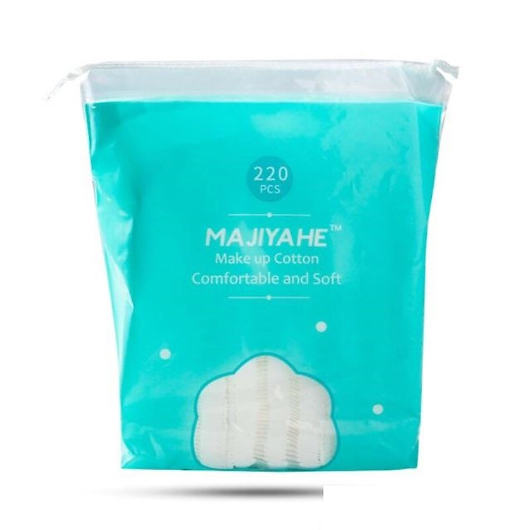 Bông tẩy trang cotton MAJIYAHE 220 MIẾNG