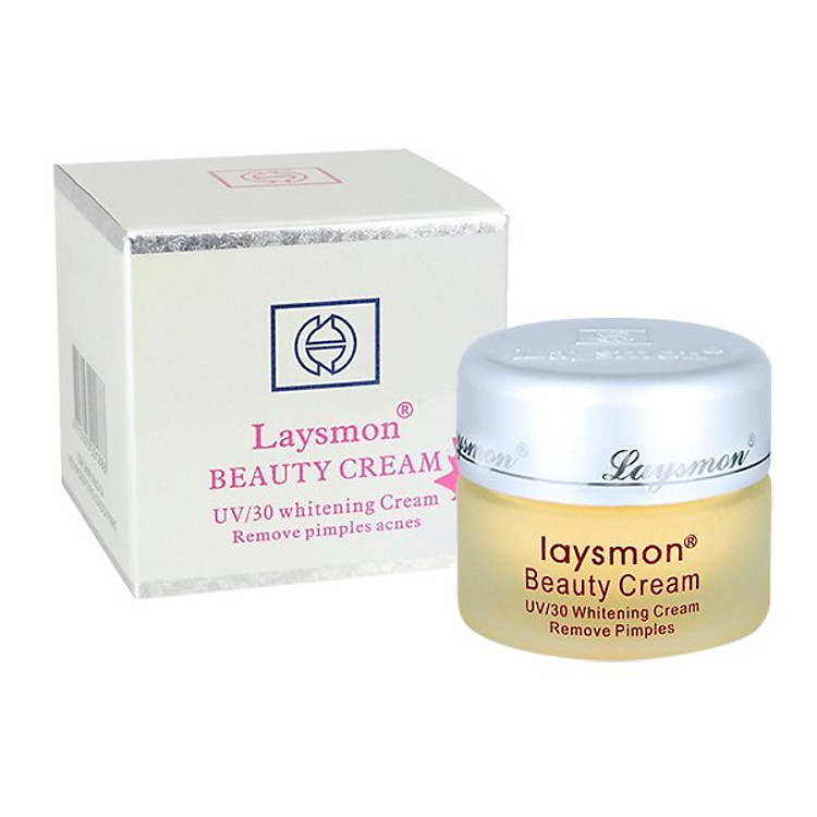 Kem LAYSMON UV/30 BEAUTY CREAM 15Gg Dưỡng Trắng Da - Giảm Thâm Mụn - Chống Lão Hóa