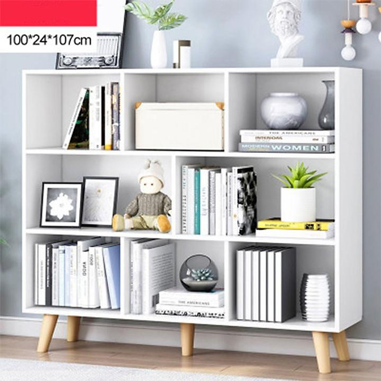 Tủ sách đứng, tủ kệ sách đứng, Kệ sách đa năng giá sách gỗ MDF nhiều ngăn cao cấp MGK018