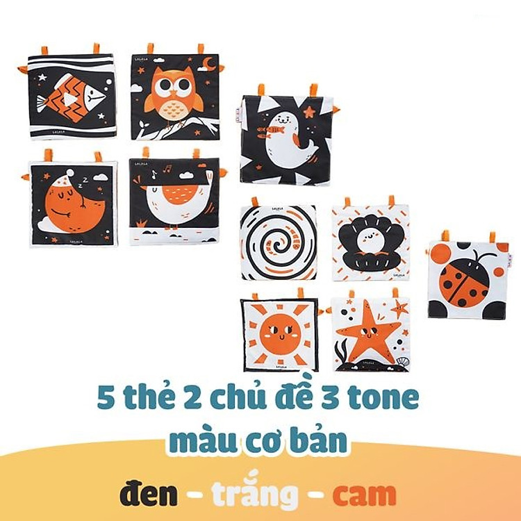 Bộ Đồ Chơi Thẻ Vải Lalala Baby Chính hãng Tiết kiệm - Hình ảnh 5