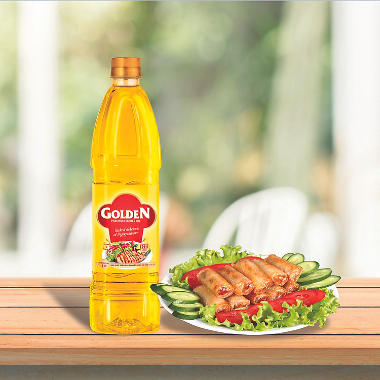 {Đơn 199k tặng hộp bơ 80g} Dầu ăn thượng hạng Ranee Golden 1 lít