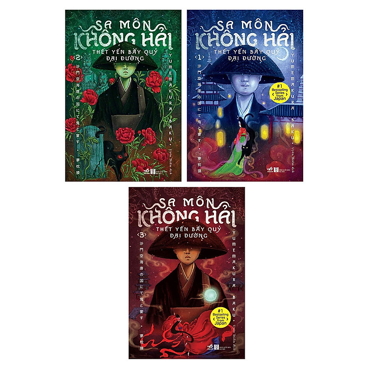 Combo Tiểu Thuyết Sa Môn Không Hải Thết Yến Bầy Quỷ Đại Đường ( Tập I,II,III) _NN