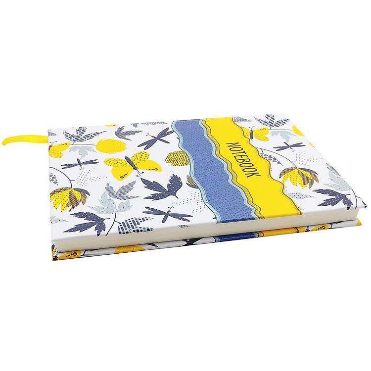 Sổ Bìa Cứng Kẻ Ngang 80gsm Bướm Hoa (Mẫu 2) - Ảnh 4