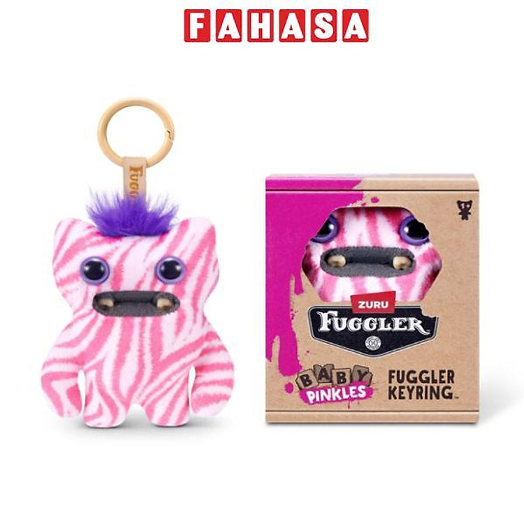 Đồ Chơi Sưu Tầm Fuggler Baby Pinkles Keyrings 3.5 Inch - Zuru Toys 15759 - Wide Eyed Weirdo