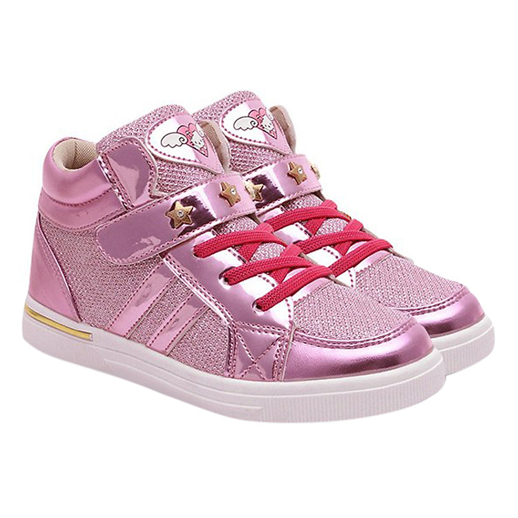 Giày Sneaker Bé Gái 3 - 12 Tuổi G49 - Hồng