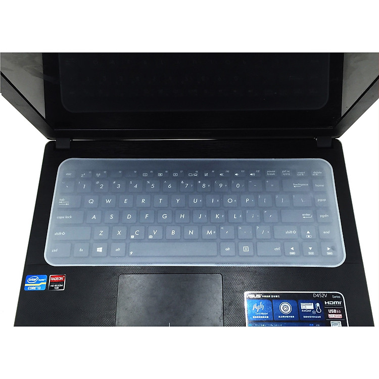 Miếng Phủ Bàn Phím Laptop 15 - 17 inch Silicon Chống Nước, Chống Bụi Bẩn