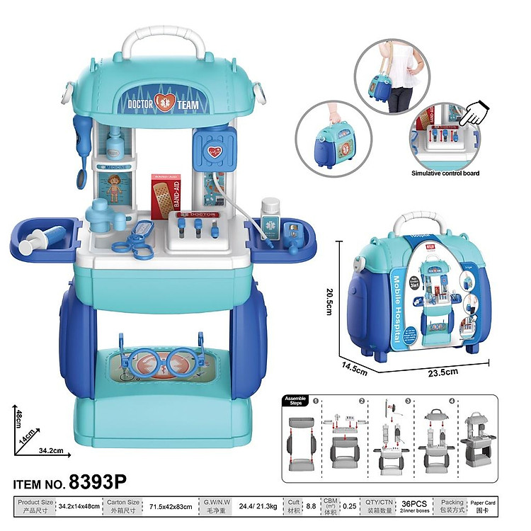 Đồ chơi bác sĩ BOWA cho bé 3+ Chính hãng Tiết kiệm