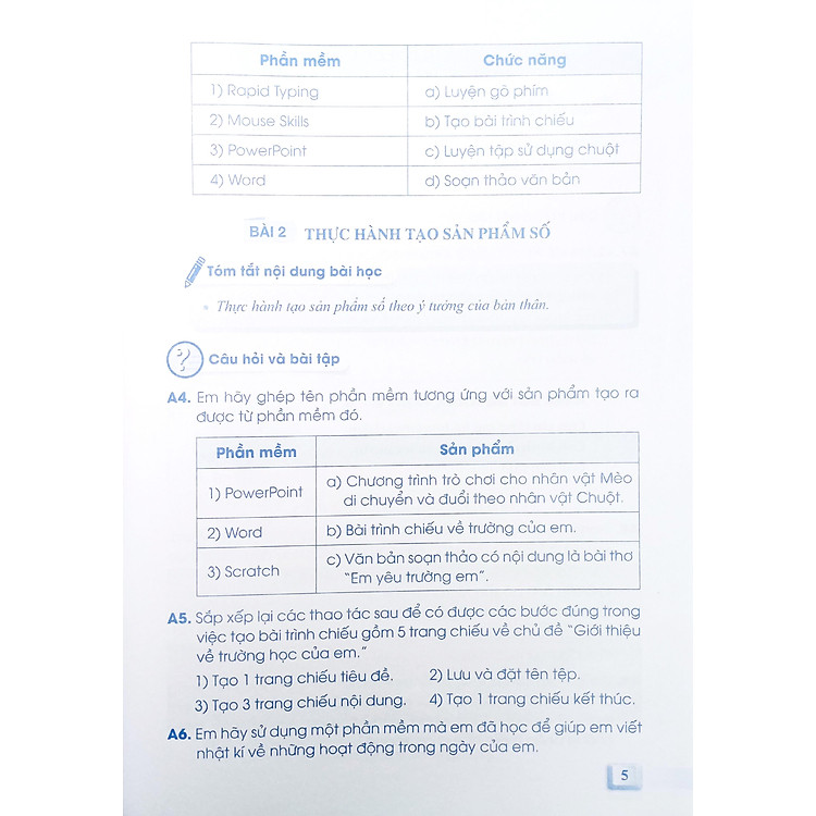 Bài Tập Tin Học 5 (Cánh Diều) - Ảnh 3