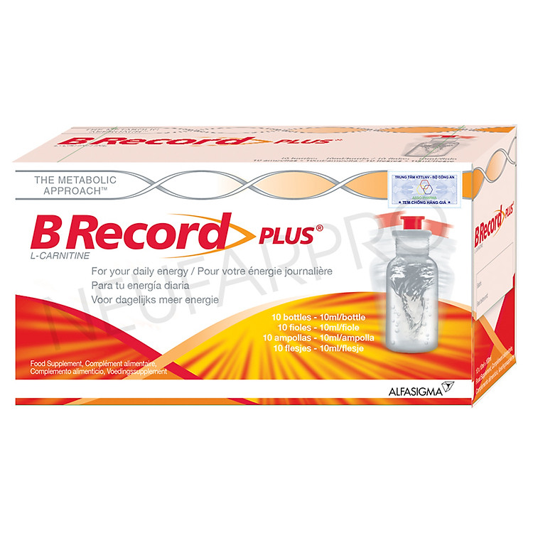 MUA 3 TẶNG 2 B Record Plus đạm uống giảm nhanh STRESS căng thẳng, mệt mỏi, cải thiện giấc ngủ