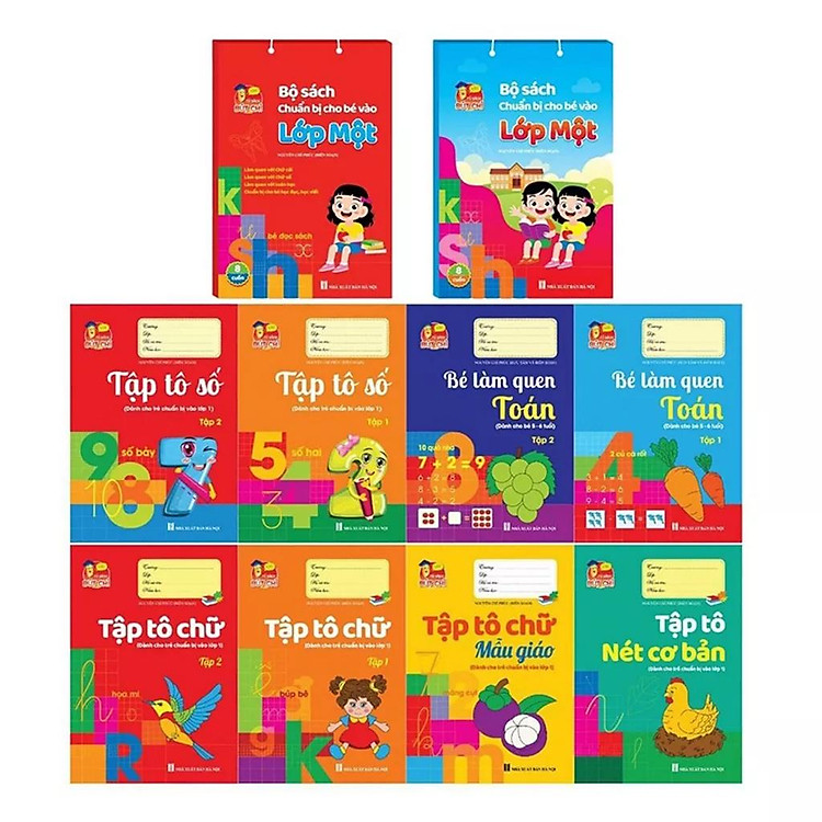 Chuẩn Bị Cho Bé Vào Lớp Một (Túi 8 Cuốn) - Ảnh 6