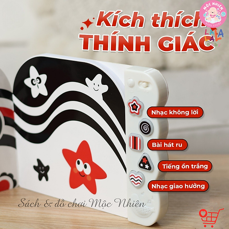 Mua Sách âm thanh Lalalook cho bé sơ sinh Chính hãng Giá rẻ - Hình ảnh 3
