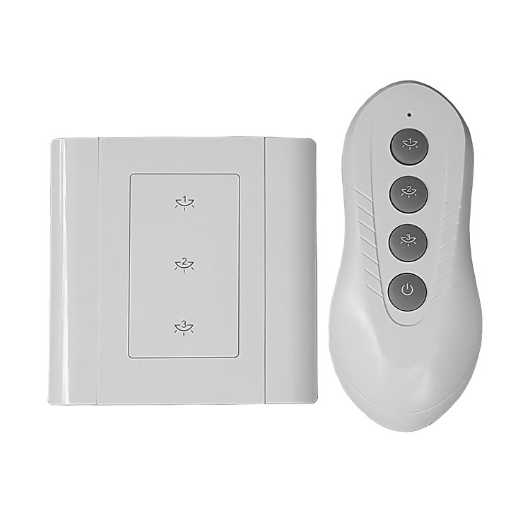 Bộ công tắc điều khiển từ xa có remote DK3S Hàng chính hãng Kawasan