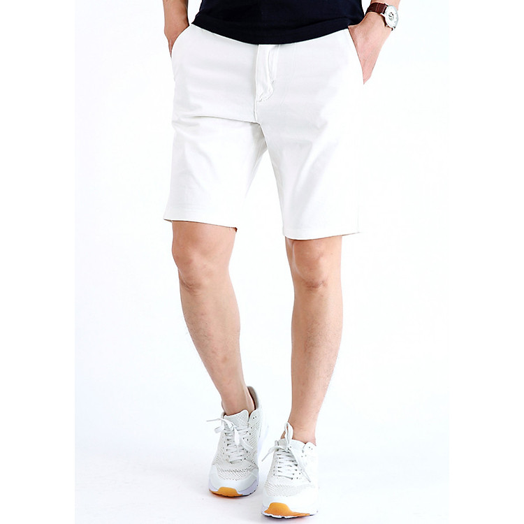 Quần Short Kaki Nam - Trắng