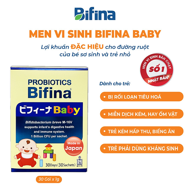 Men vi sinh Bifina Baby Nhật Bản Uy tín Ưu đãi