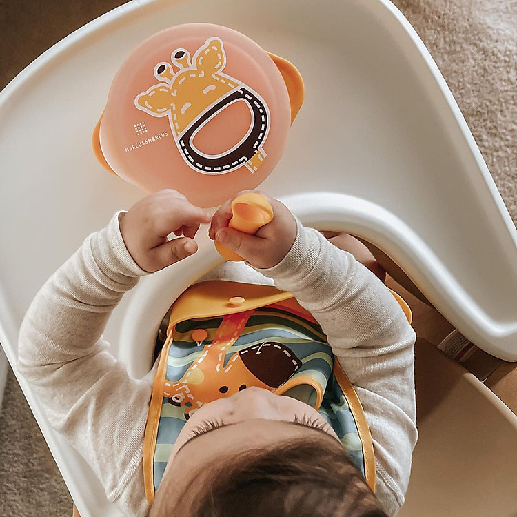 Bát ăn silicon chống đổ cho bé Chính hãng Ưu đãi - Hình ảnh 4