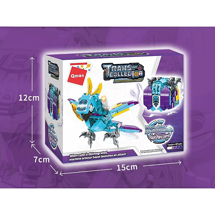 Đồ chơi lắp ráp Robot 3 in 1 Qman Chính hãng Giá tốt - Hình ảnh 4