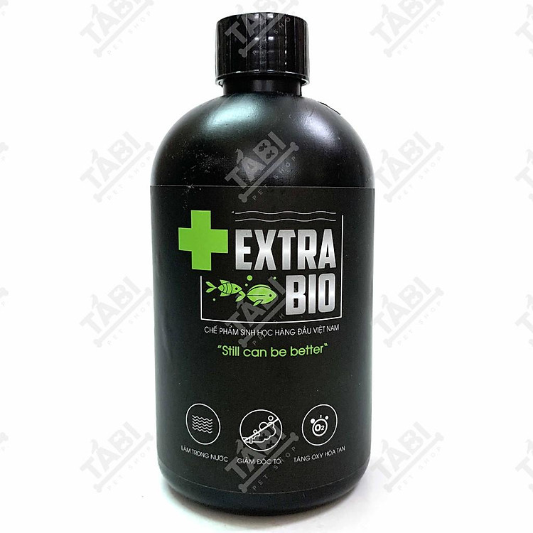 500ML Men Vi Sinh Extra Bio (Dạng Nước) Cao Cấp Cho Hồ Cá Cảnh, Thuỷ Sinh.
