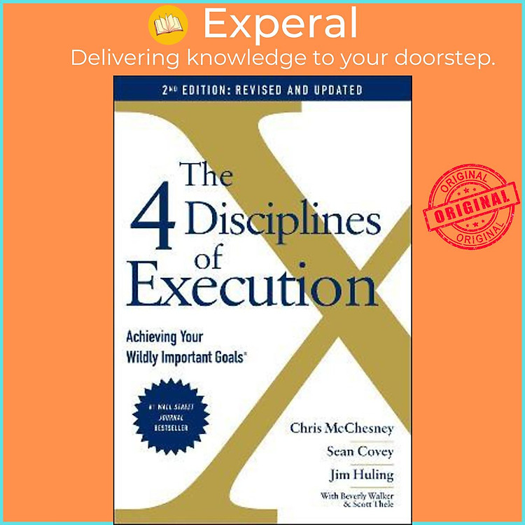Sách - The 4 Disciplines of Execution: Revised and Updated : Achieving Your Wildly by Sean Covey (UK edition, paperback)
