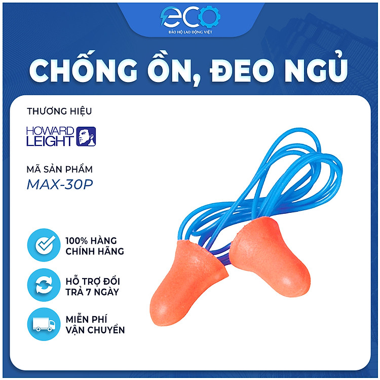 Nút bịt tai chống ồn Howard Leight Max 30 – Giải pháp bảo vệ thính giác tối ưu