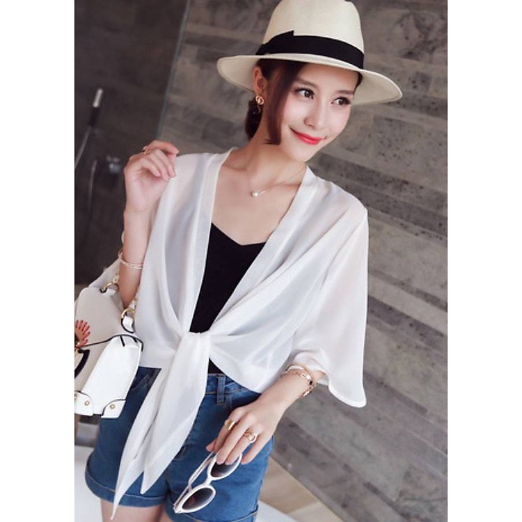Áo Khoác Mỏng Chất Liệu Voan Mùa Hè