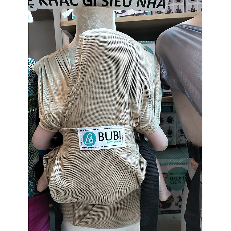 Địu vải BUBI Gen 3 – Lưới thoáng khí Chính hãng Giá rẻ