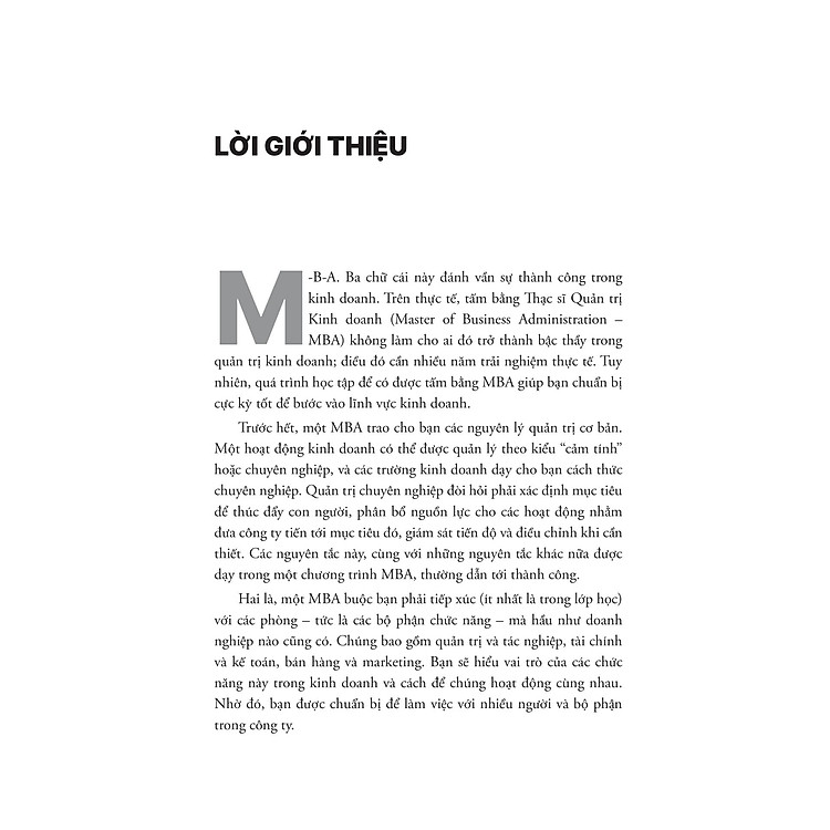 MBA Cơ Bản - Khóa Học Quản Trị Kinh Doanh Cấp Tốc Cho Người Bận Rộn - Ảnh 3
