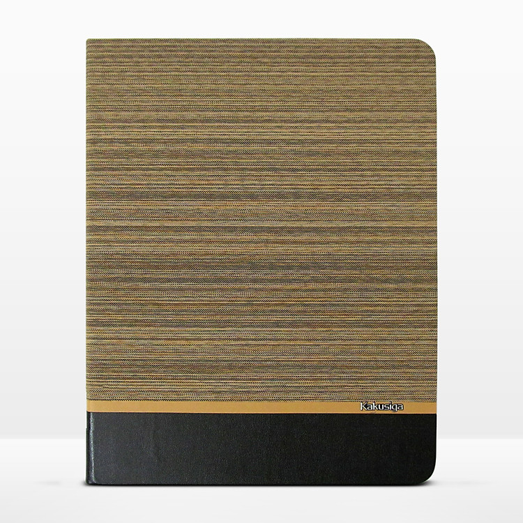 Bao da iPad Gen 6 / iPad 9.7 2018 Kaku dòng Brown vân vải - Hàng Nhập Khẩu