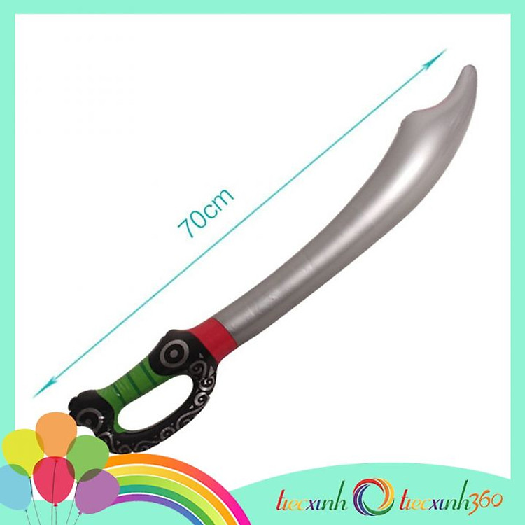 Thanh đao bơm hơi nhựa PVC Halloween - Ảnh 3