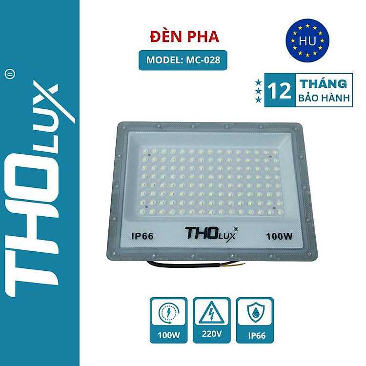 Đèn pha MC-028 Tholux 100W. Đèn led LED ngoài trời