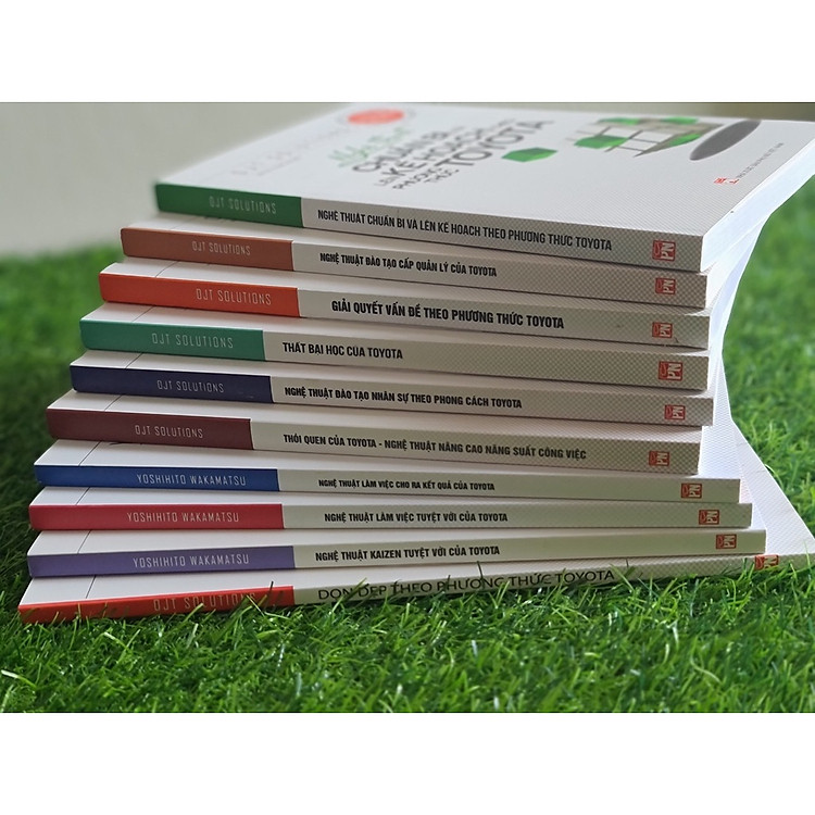 Combo 10 Cuốn Sách Toyota