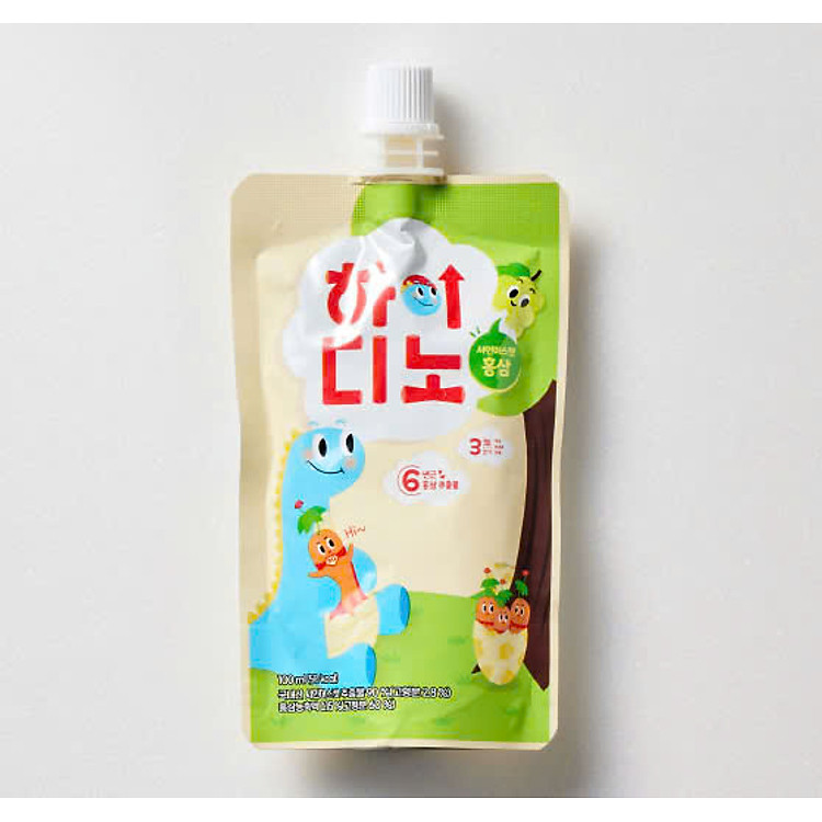 Nước hồng sâm Hi Dino cho bé 1 tuổi ARAM FARM, sử dụng hồng sâm 6 năm tuổi giúp bé bổ sung đề kháng, không chất bảo quản