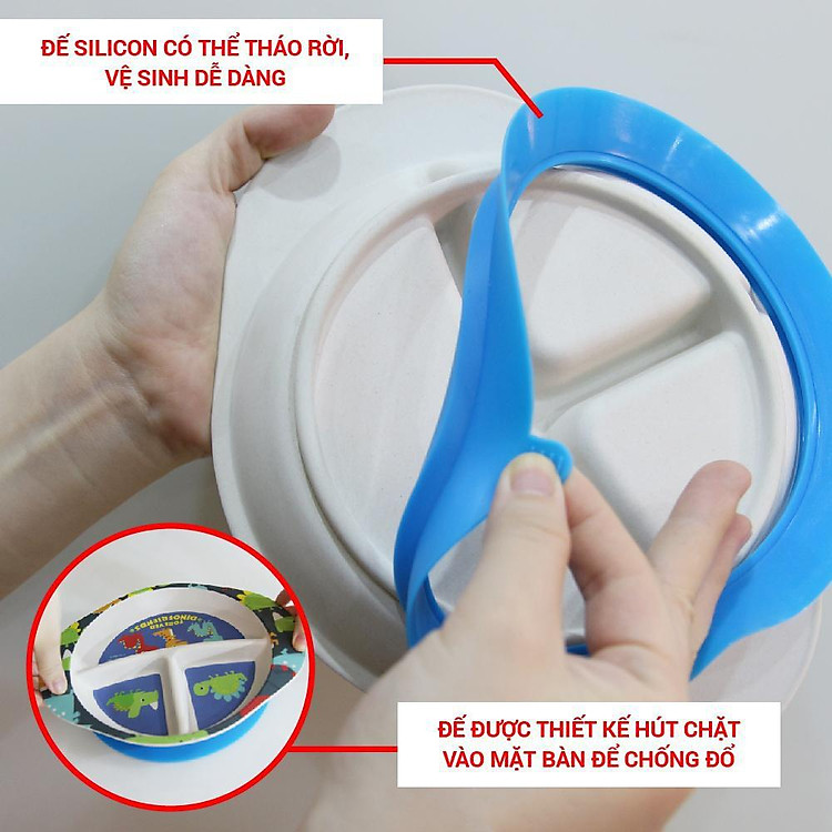 Mua Khay ăn chia ngăn cho bé Royalcare Chính hãng Tiết kiệm - Hình ảnh 4