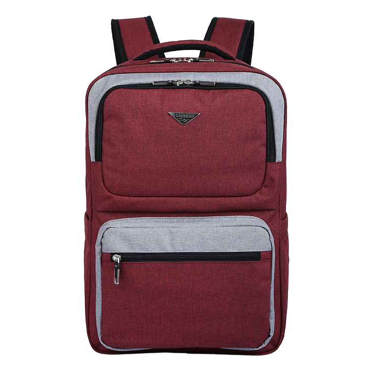 Balo Laptop Du Lịch Uniex STARGO ACTIVA 15.6 Inch – Đỏ Phối Xám