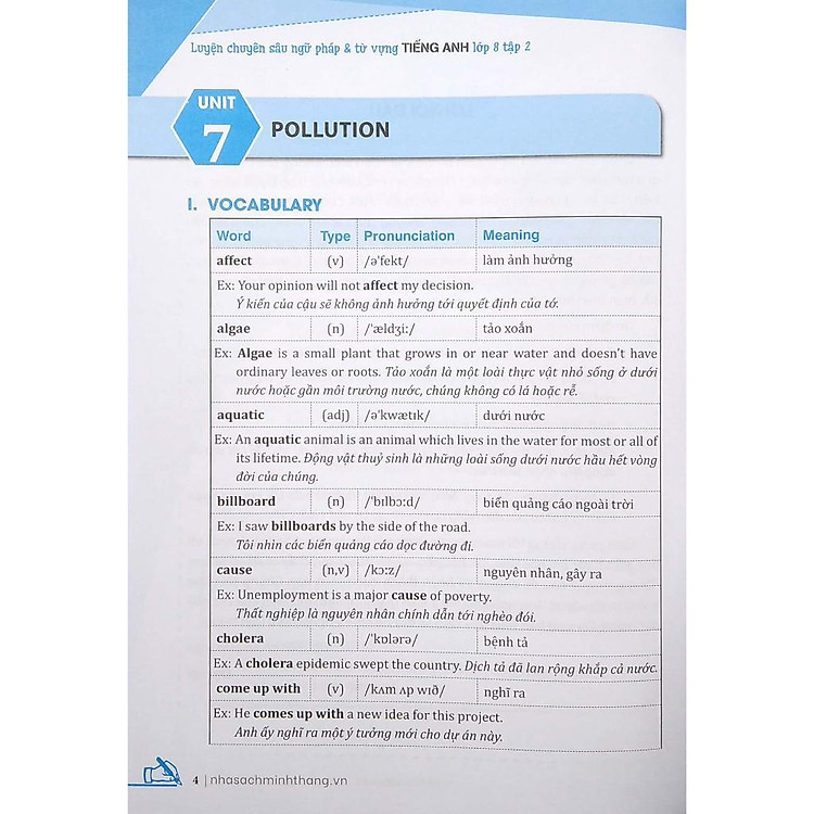 Luyện Chuyên Sâu Ngữ Pháp Và Từ Vựng Tiếng Anh Lớp 8 (Tập 2) - Ảnh 4