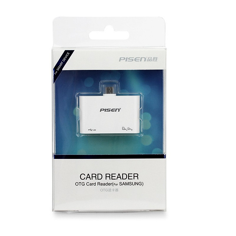 Đầu Đọc Thẻ Đa Năng Pisen OTG USB 2.0 TS-E090 - Hàng nhập khẩu