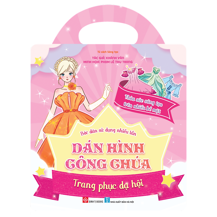 Sách Bóc Dán Sử Dụng Nhiều Lần - Dán Hình Công Chúa