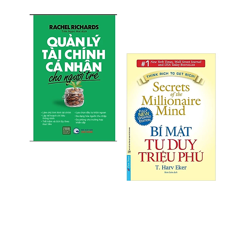 Combo 2 Cuốn Sách Tư Duy Trong Kinh Doanh / Quản Lí Tài Chính : Quản Lí Tài Chính Cá Nhân Cho Người Trẻ + Bí Mật Tư Duy Triệu Phú (Tái Bản)