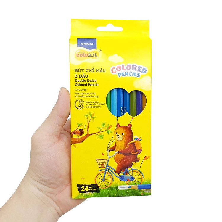 Hộp Bút Chì Màu Hai Đầu Colokit CPC-C035 (12 chiếc) - Ảnh 6